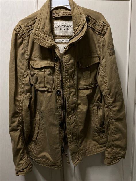 abercrombie and fitch military jacket.